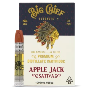 Apple Jack – Big Chief THC Cartridge 1G