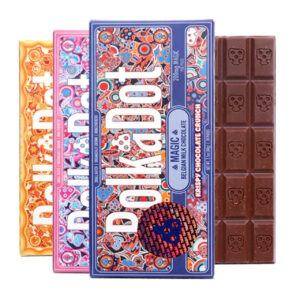 polkadot chocolate mushroom bar